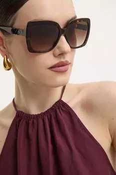 Солнечные очки Michael Kors, коричневый