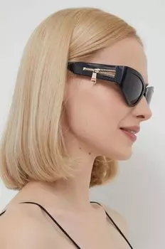 Солнечные очки Moschino, черный