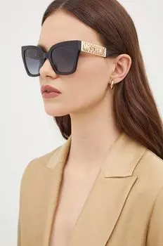 Солнечные очки Moschino, черный
