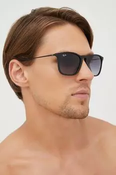 Солнечные очки Ray-Ban, черный