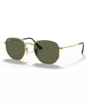 Солнечные очки, RB3548N HEXAGONAL FLAT LENSES Ray-Ban, золотой