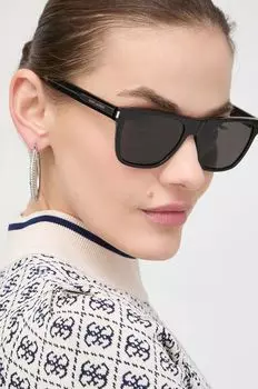Солнечные очки Saint Laurent, черный