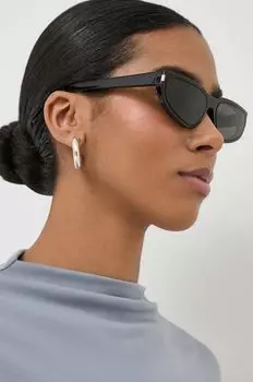 Солнечные очки Saint Laurent, черный