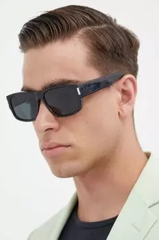 Солнечные очки Saint Laurent, черный