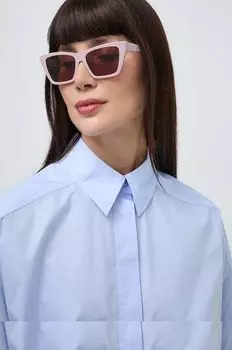 Солнечные очки Saint Laurent, розовый