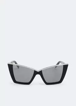 Солнечные очки SAINT LAURENT SL 570 sunglasses, черный