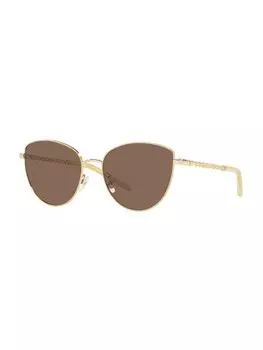 Солнечные очки Tory Burch 0TY60915632718G, слоновая кость/золото