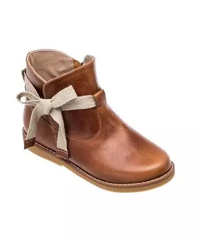 Солнечные пинетки с бантом для малышей и девочек Elephantito, коричневый