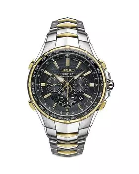 Солнечный хронограф Seiko Watch Coutura, 44,5 мм