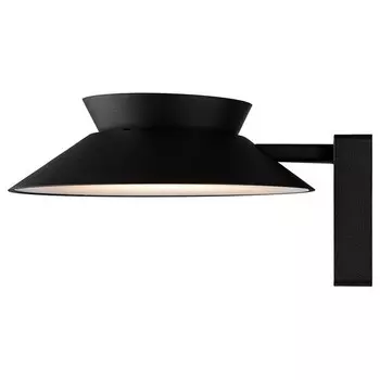 Солнечный настенный светильник Nordlux Justina, черный