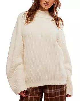 Солнечный свитер Free People, белый