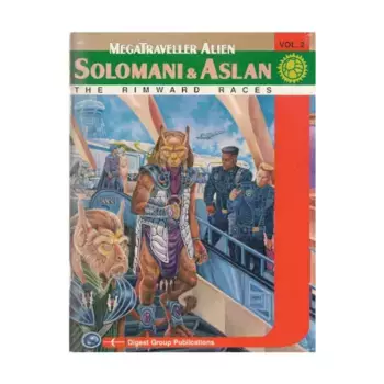 Solomani & Aslan - The Rimward Races, MegaTraveller (Digest Group Publications), мягкая обложка