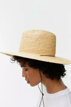 Соломенная шляпа Arket, бежевый
