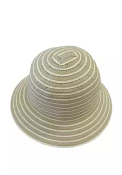 Соломенная шляпа Чаплино в тонкую полоску Chaplino, бежевый