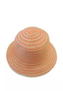 Соломенная шляпа Чаплино в тонкую полоску Chaplino, цвет Orange