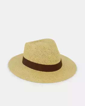 Соломенная шляпа Emidio Tucci, бежевый