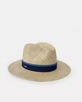 Соломенная шляпа-федора Abbacino, бежевый