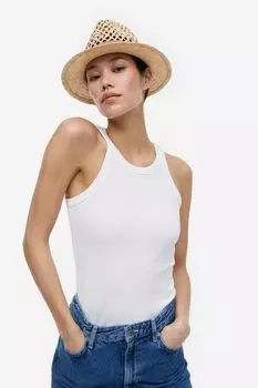 Соломенная шляпа H&M, бежевый