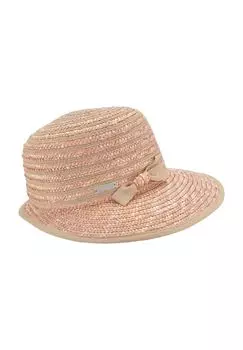 Соломенная шляпа, кепка, бантик SEEBERGER, песочный