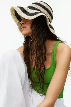 Соломенная шляпа крючком ARKET