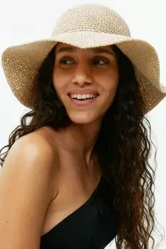 Соломенная шляпа крючком ARKET