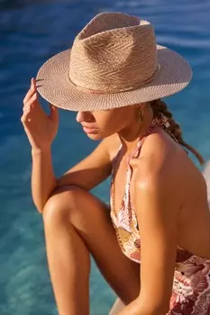 Соломенная шляпа Next, розовый