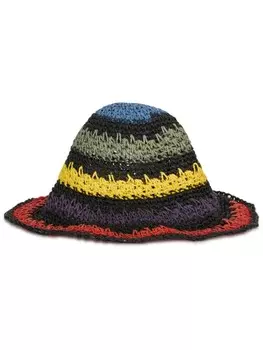 Соломенная шляпа от солнца Ruslan Baginskiy, черный