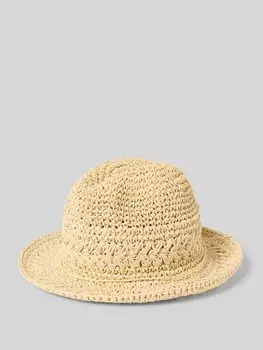 Соломенная шляпа в стиле вязания крючком Loevenich, бежевый