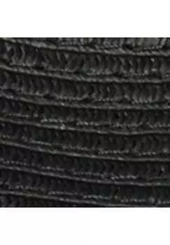 Соломенная шляпа, жесткая, женская PIECES, черный