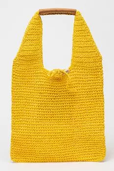Соломенная сумка Barts, желтый