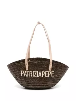 Соломенная сумка Summer Patrizia Pepe, коричневый