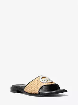 Соломенные сандалии Hannah Michael Kors, черный