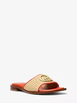 Соломенные сандалии Hannah Michael Kors, красный