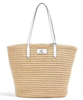 Соломенный Бри 31 Шоппер Баст Lauren Ralph Lauren, бежевый