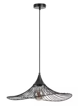 SOMBERO подвесной светильник металлический матовый черный E27 1 X макс. 40 Вт В: 150 см 50 см с регулируемой яркостью Rabalux