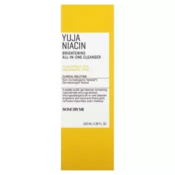 Some By Mi, Yuja Niacin Brightening универсальное очищающее средство - осветляющая пенка, 100 мл