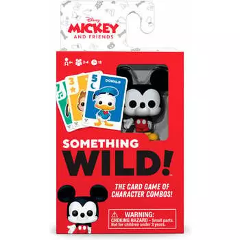 SOMETHING WILD CARD GAME! Микки И Друзья Disney Испанский / Немецкий / Итальянский Funko