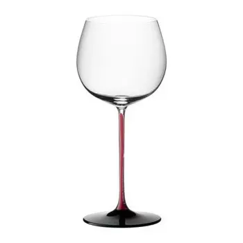 Sommeliers Black Series Collectors Edition - Бокал для белого вина Red Black Montrachet / Chardonnay 229 мм / 500 кубсм Riedel, красный/черный/прозрачный