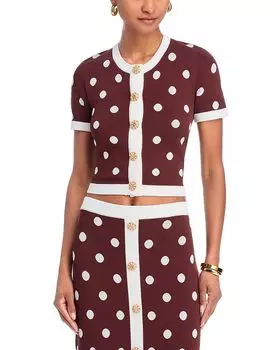 Сона Топ в горошек какао Cara Cara, коричневый