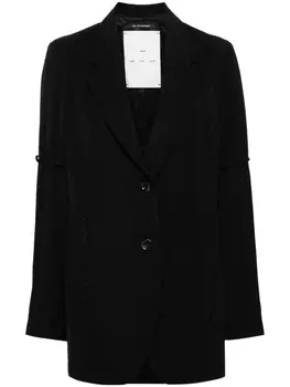 Song For The Mute габардиновый пиджак с декоративными шнурками, черный