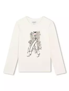 SONIA RYKIEL ENFANT футболка с принтом Madame Rykiel, белый