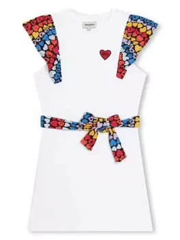 Sonia Rykiel платье с принтом, белый