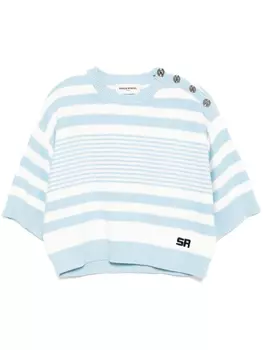 Sonia Rykiel полосатый свитер, белый