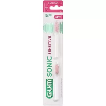 Sonic Sensitive 4111 2 ультрамягкие насадки-щетки, Gum