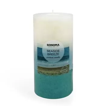 Sonoma Goods For Life Свеча-столб Seaside Breeze 3 x 6 дюймов