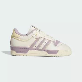 Соперничество 86 Полуботинки Adidas, цвет Cream White/Preloved Fig/Easy Yellow