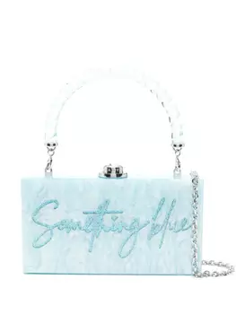 Sophia Webster клатч Cleo, синий