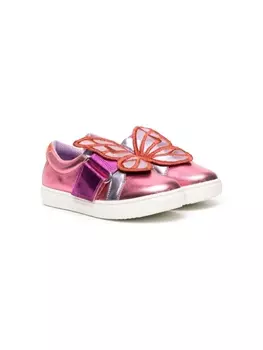 Sophia Webster кроссовки Butterfly, металлик