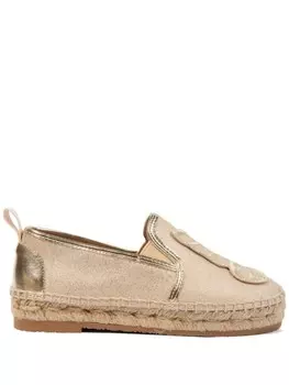Sophia Webster Mini эспадрильи с вышивкой, серый
