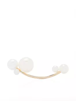 Sophie Bille Brahe серьга Stellari из желтого золота с жемчугом, золотой